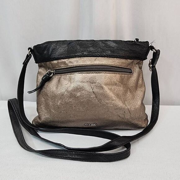 The Sak Sanibel Metallic Multi Leather Mini Crossbody Bag - Picture 1 of 11